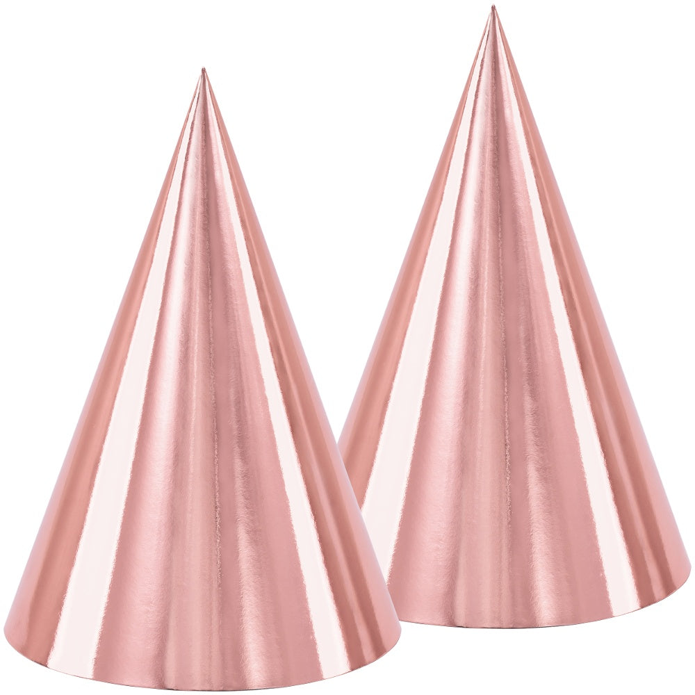 Rose Gold Party Hats