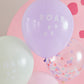 Pink, Lilac and Pastel Green Roar Balloon Bundle