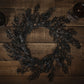 Black Foliage Halloween Table Placemats