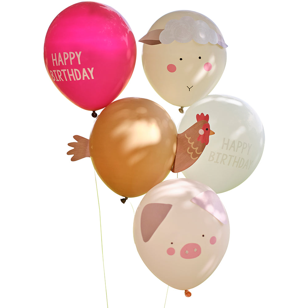 Farm Animals Birthday Balloon Party Bundle