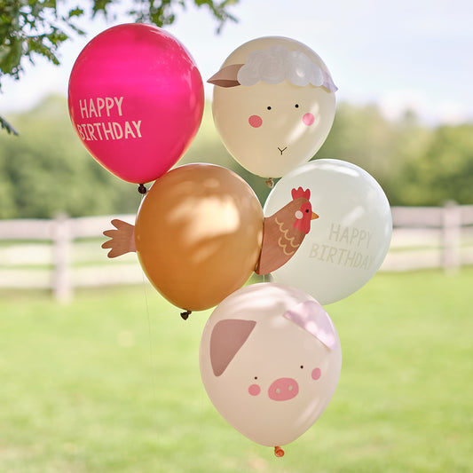 Farm Animals Birthday Balloon Party Bundle