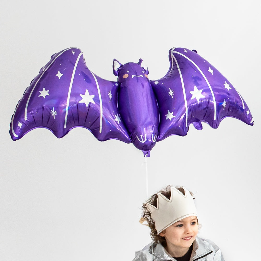 Purple Bat Foil Balloon