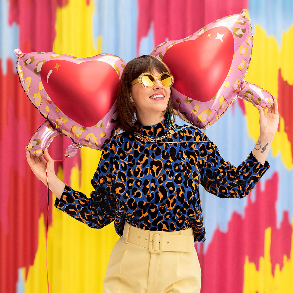 Heart Sunglasses Foil Balloon