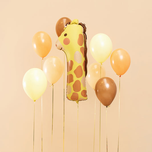 Animal Foil Balloon Number 1 - Giraffe