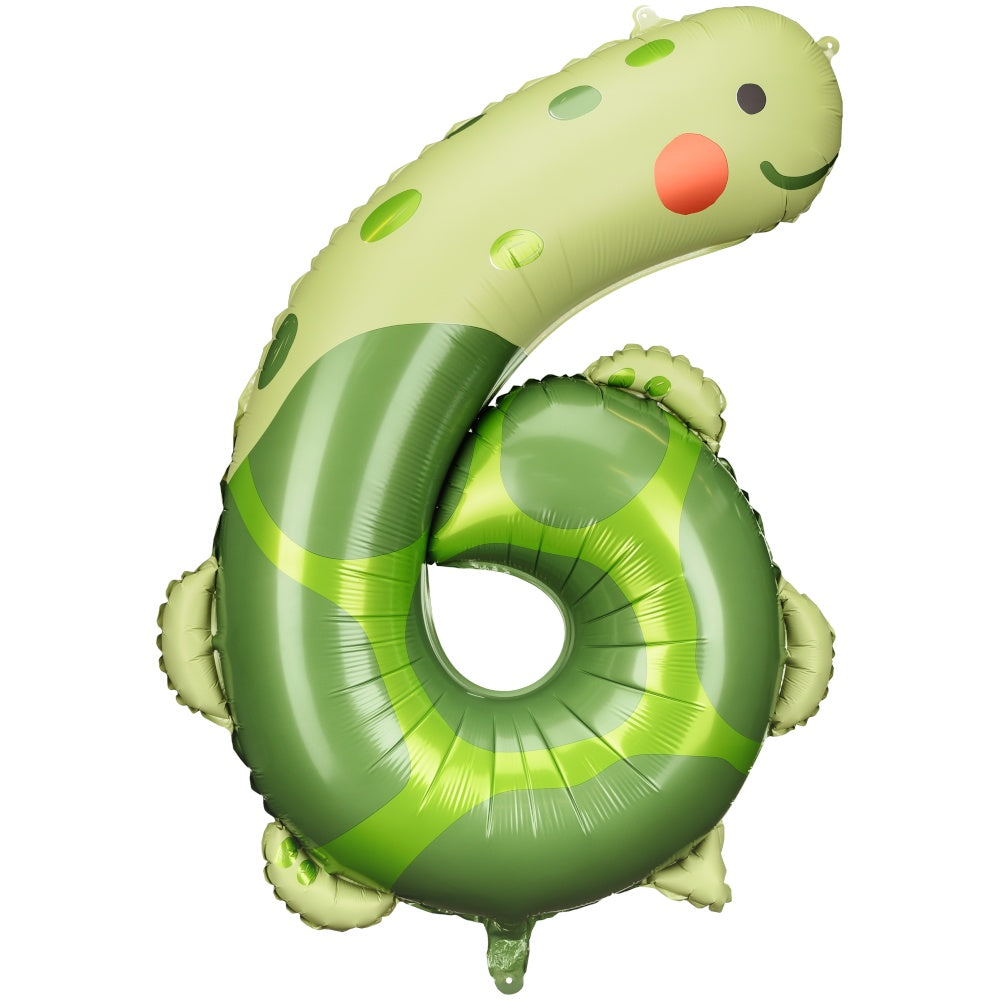 Animal Foil Balloon Number 6 - Turtle