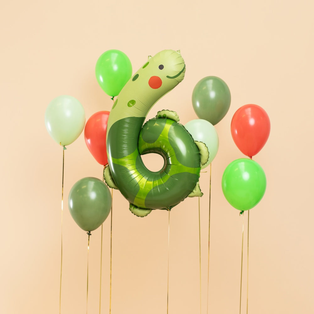 Animal Foil Balloon Number 6 - Turtle
