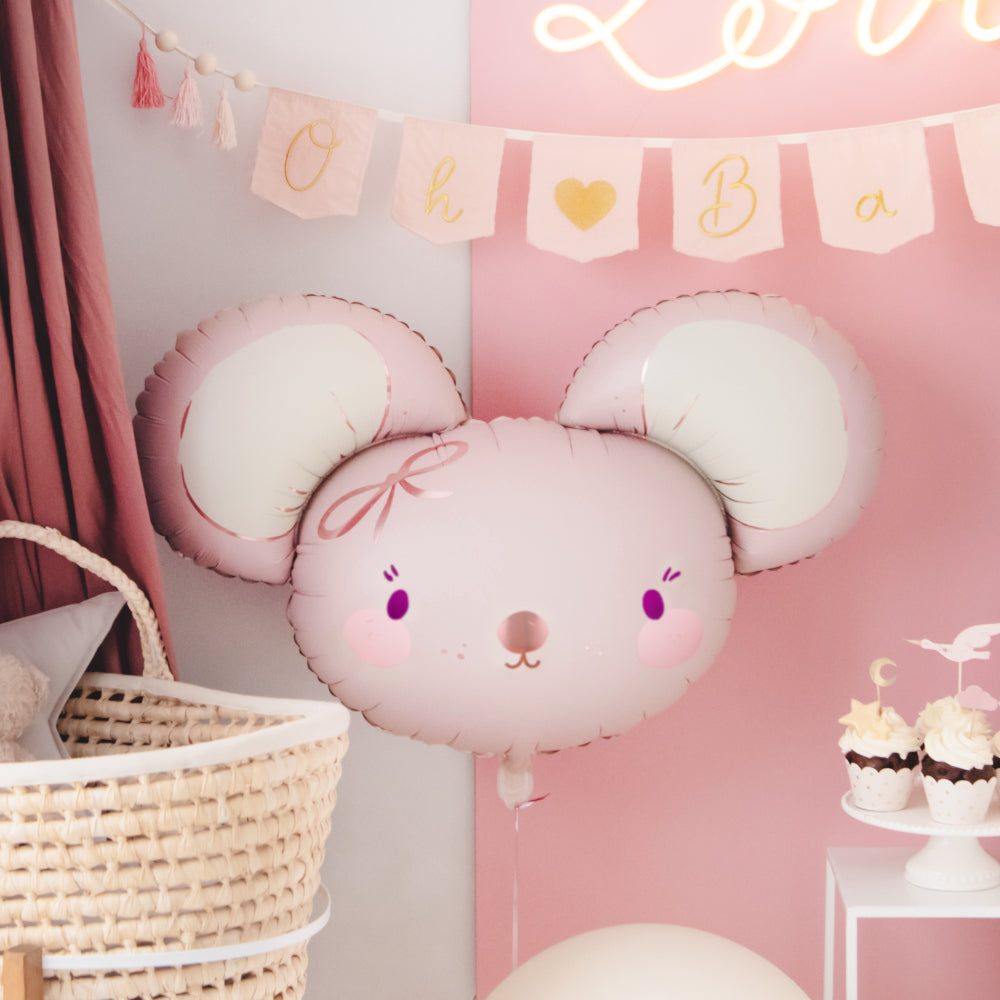 Pink Mouse Foil Balloon