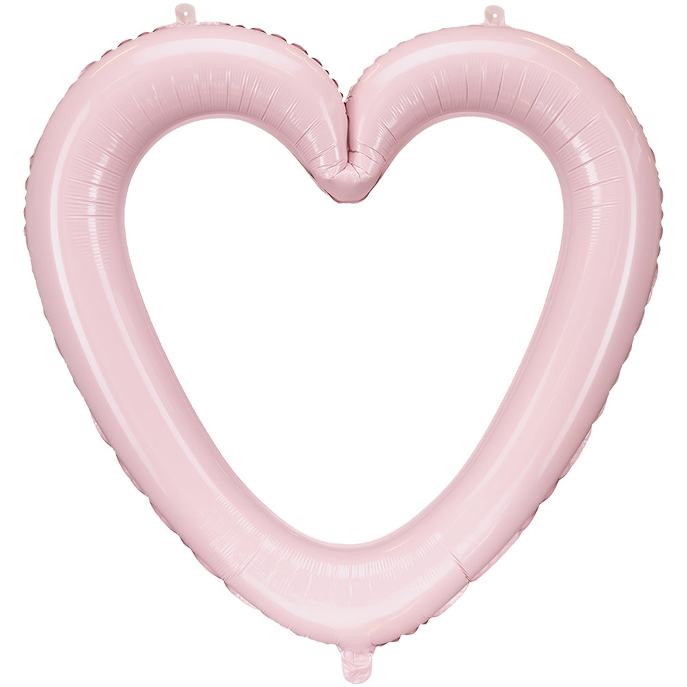 Pink Heart Frame Foil Balloon