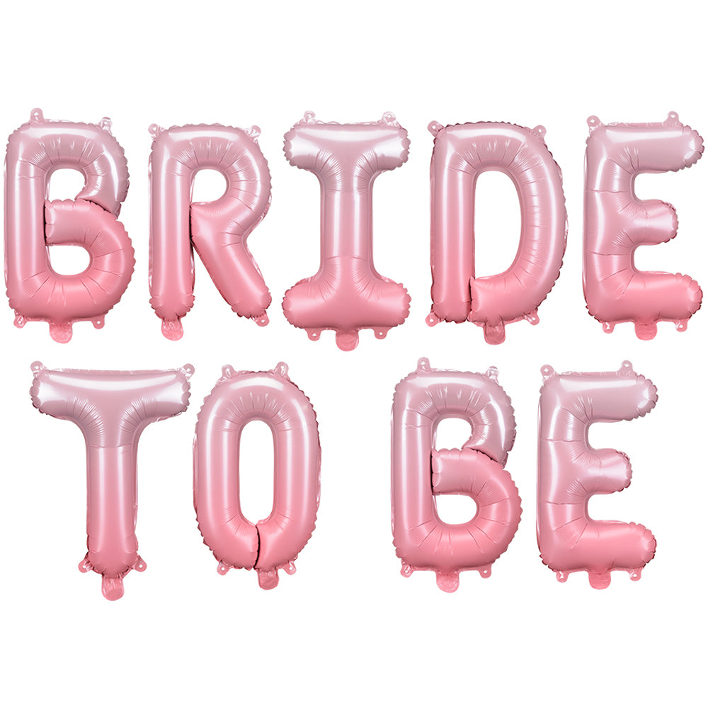 Pink Ombre Bride to be Foil Balloon