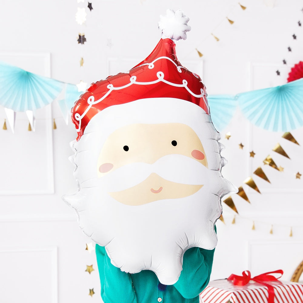 Santa Face Foil Balloon