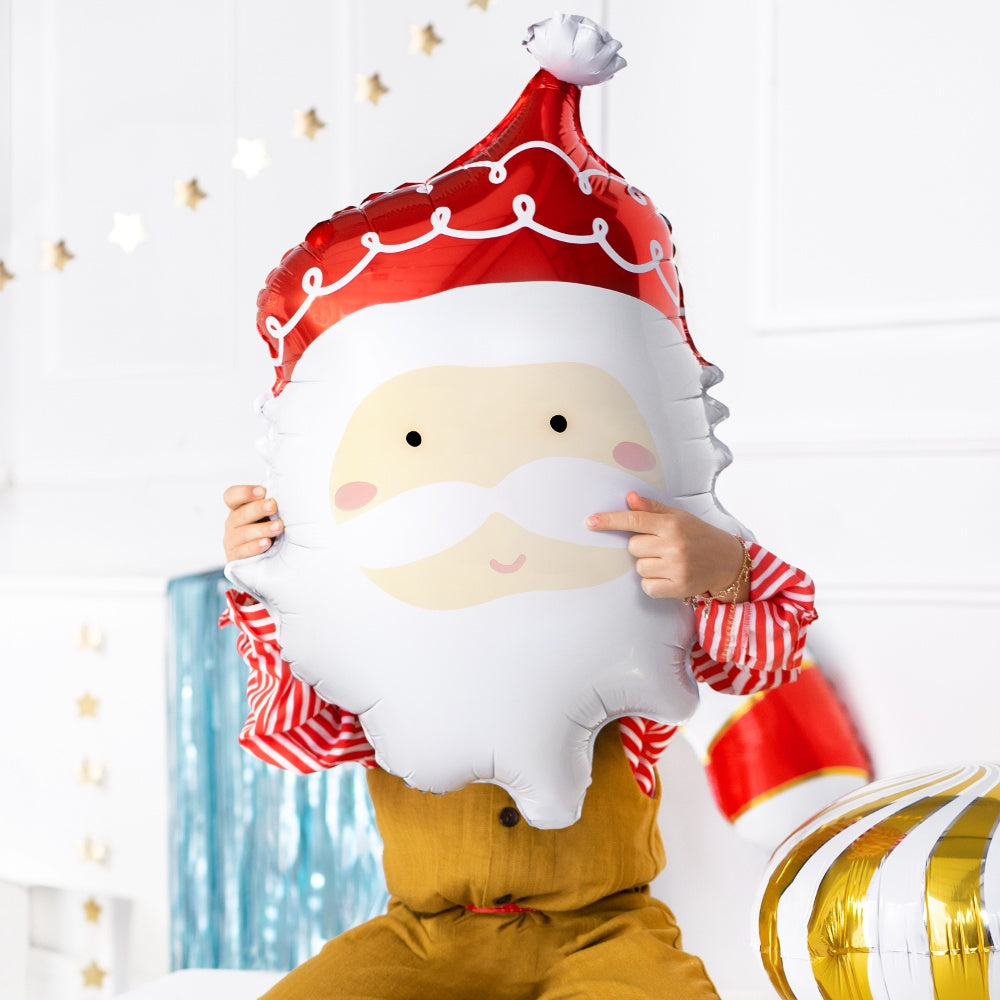 Santa Face Foil Balloon