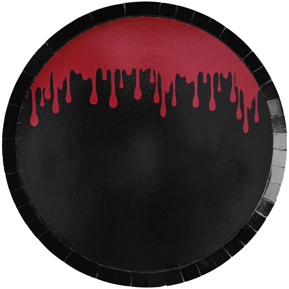 Blood Drip Paper Halloween Plates