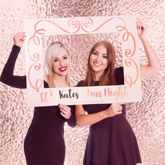Personalised Rose Gold Hen Do Photo Frame