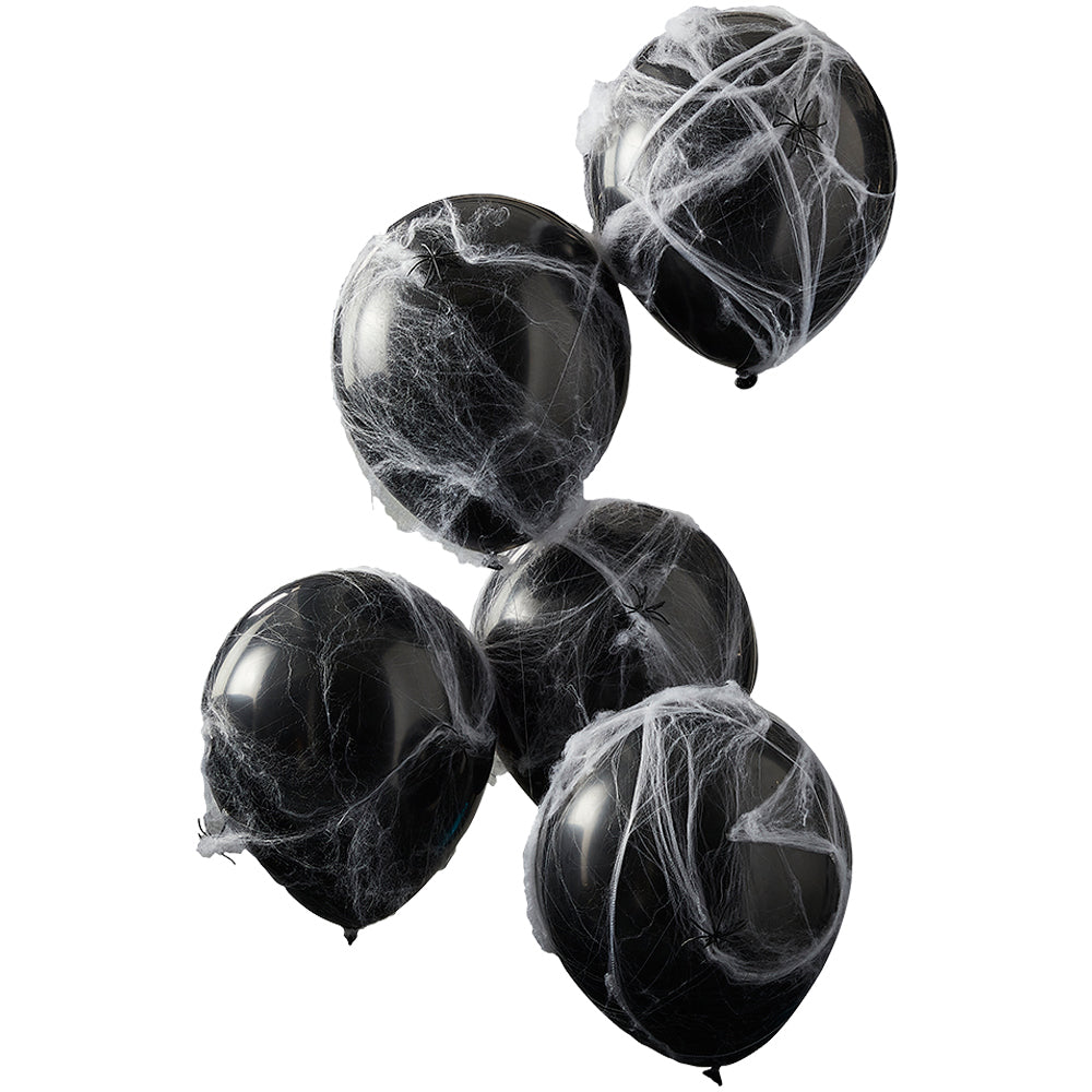 Spiders & Cobwebs Halloween Balloons