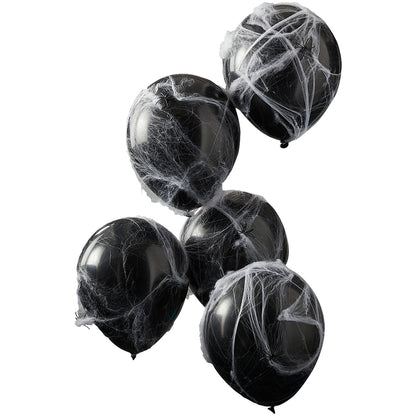 Spiders & Cobwebs Halloween Balloons