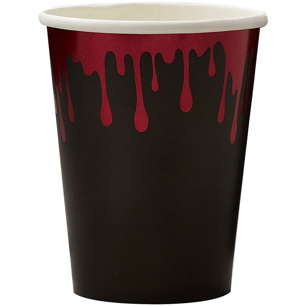 Blood Drip Paper Halloween Cups