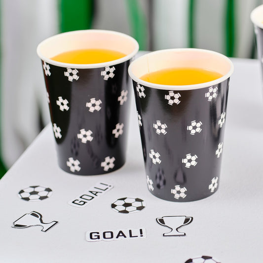 Football Print Paper Cups