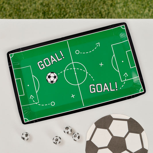 Football Pitch Paper Plates