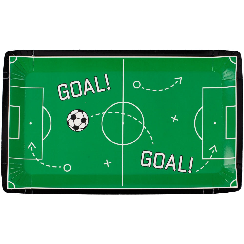 Football Pitch Paper Plates