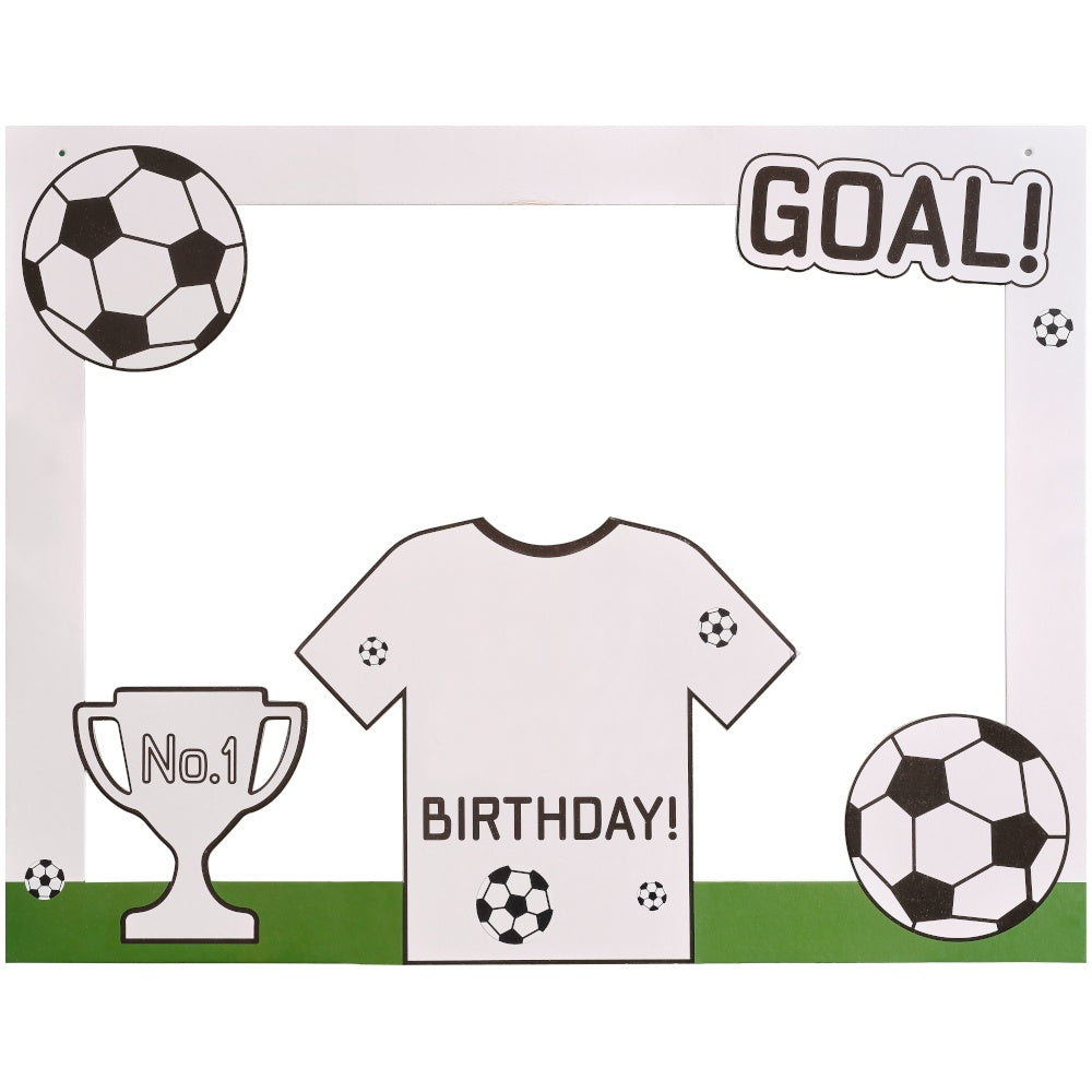 Customisable Football Party Photo Booth Frame