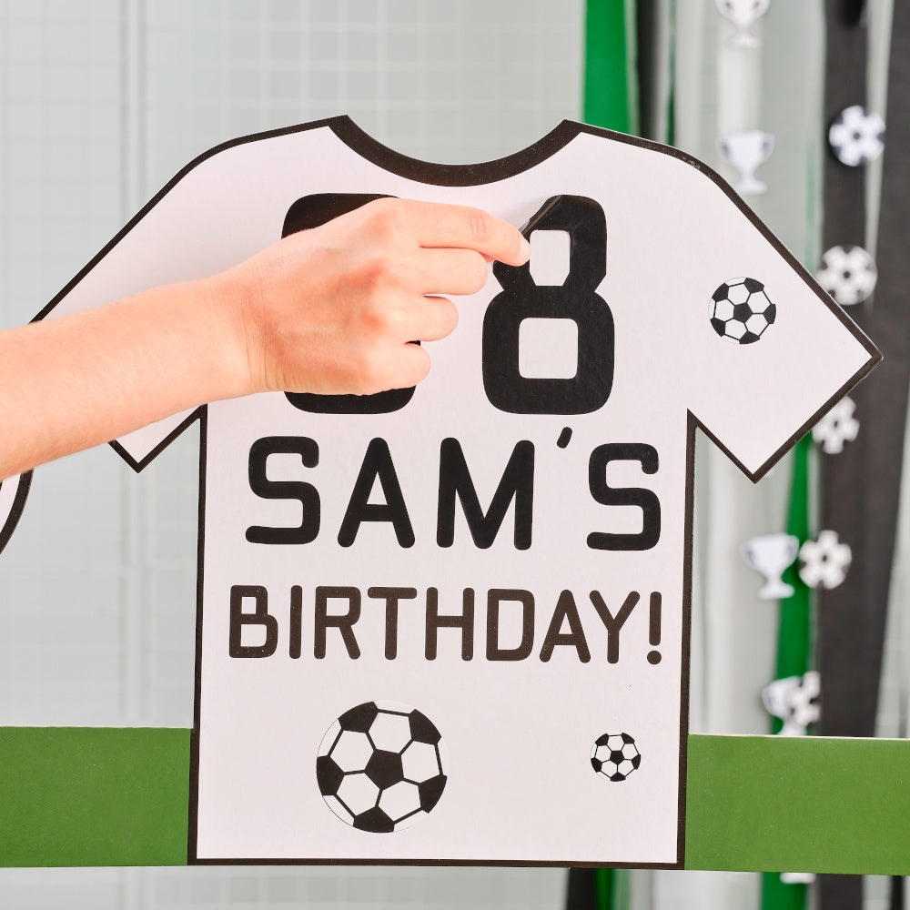Customisable Football Party Photo Booth Frame