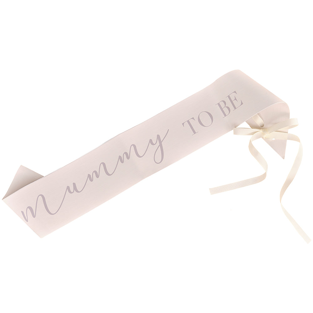 Cream Mummy to Be Baby Shower Sash