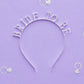 Silver Bride To Be Metal Headband