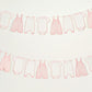 Pink Baby Grow Garland