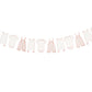 Pink Baby Grow Garland
