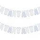 Blue Baby Grow Garland