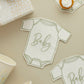 Sage Green Babygrow Paper Napkins