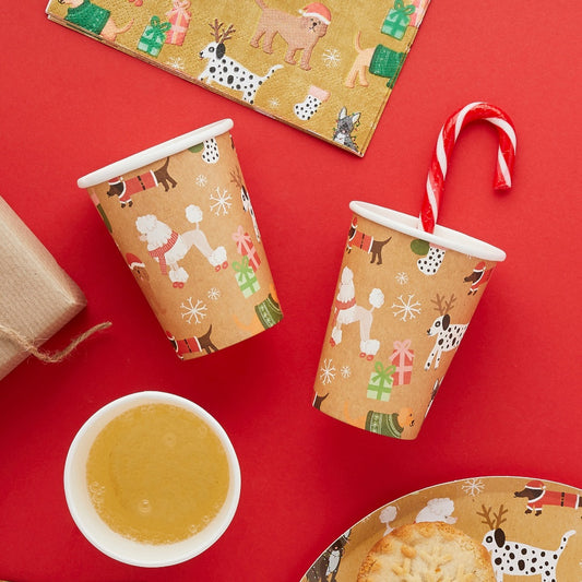 Santa Paws Eco Paper Cups