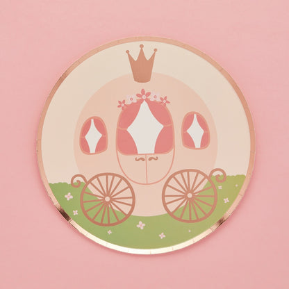 Princess Carriage Paper Plates