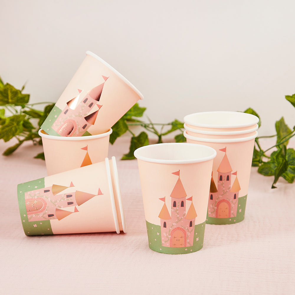 Princess Castle Paper Cups