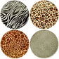 Safari Animal Print Paper Plates