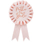 Pink Mother of the Bride Satin Badge