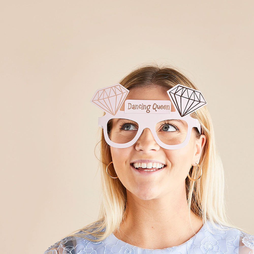 Pink & Rose Gold Hen Party Glasses
