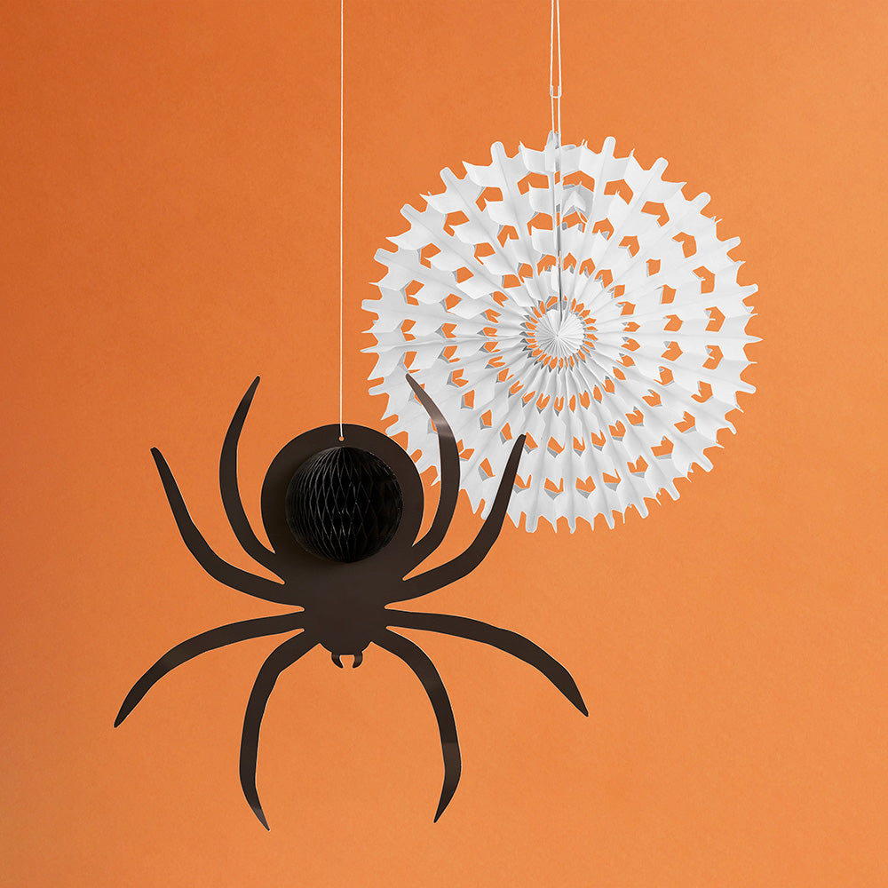 Spider Web & Spider Honeycomb Hanging Decorations