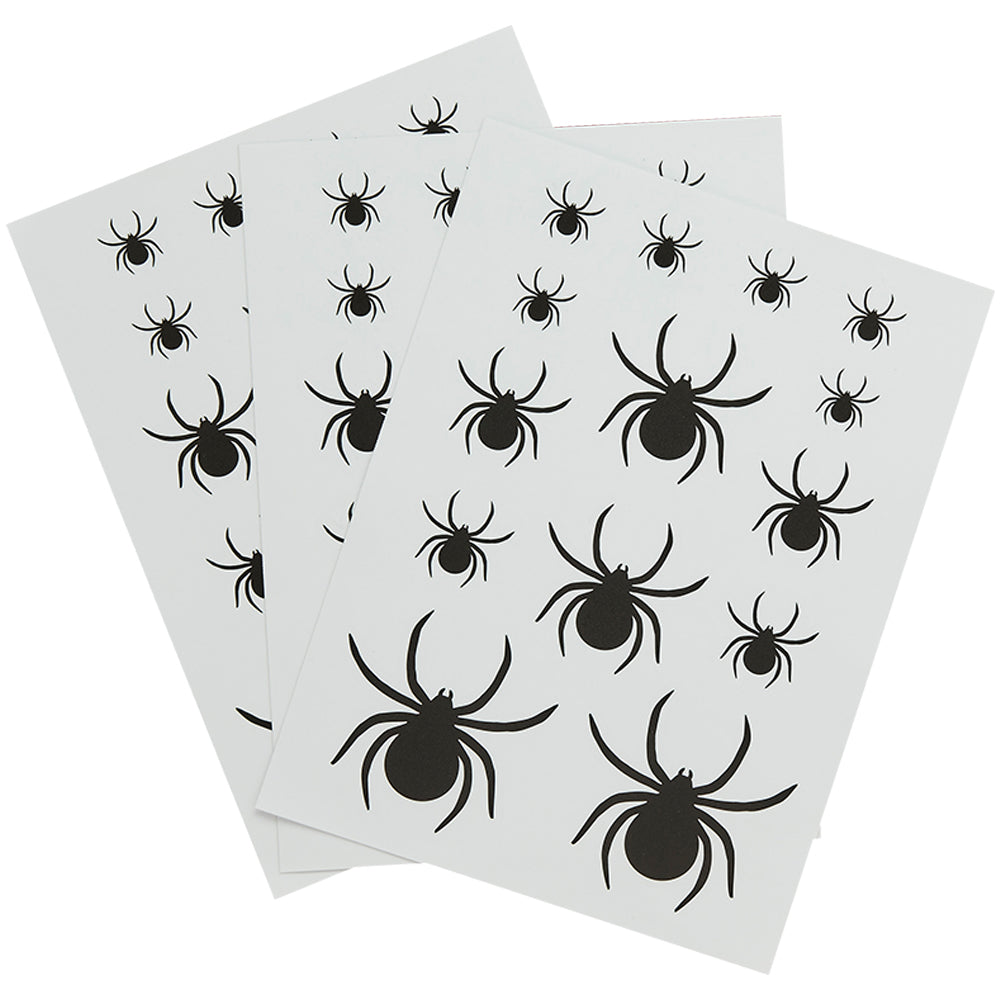 Spider Window Sticker Sheets