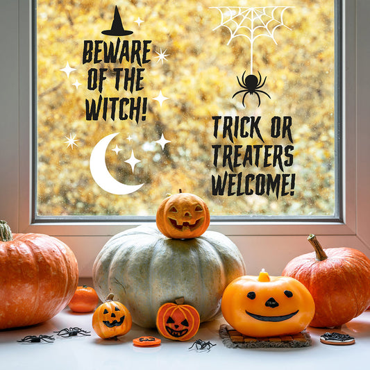 Trick Or Treat Window Clings