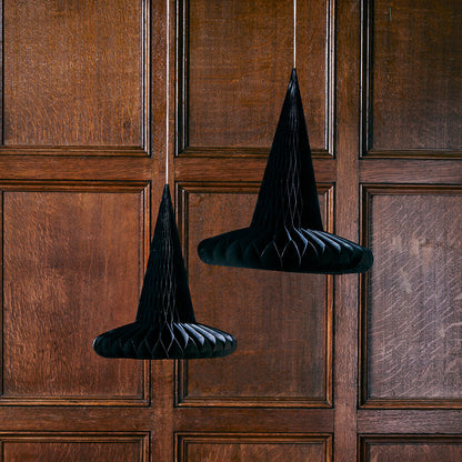 Witch Hat Honeycomb Hanging Decorations