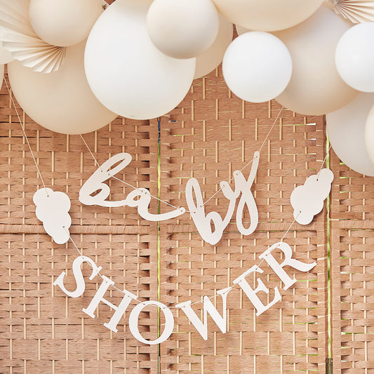 Clouds Baby Shower Bunting