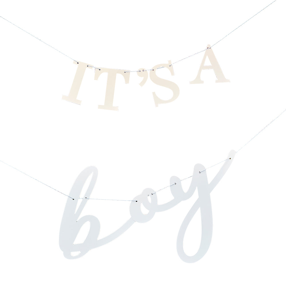 It's a Boy Baby Shower Bunting