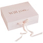 Rose Gold Will You Be My Bridesmaid Box