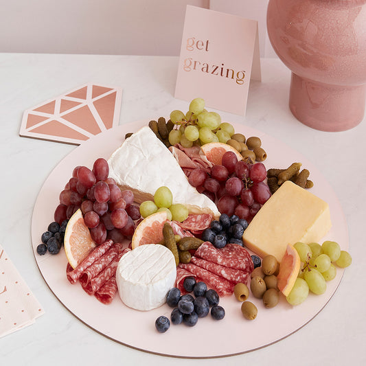 Rose Gold and Pink Engagement Ring Grazing Board Kit