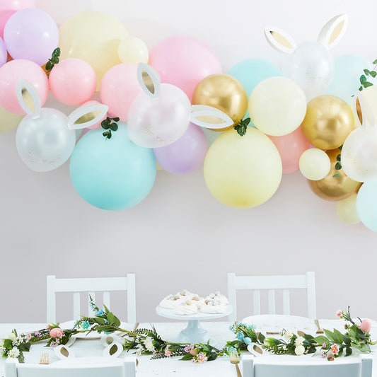 Easter Bunny Balloon Arch Kit