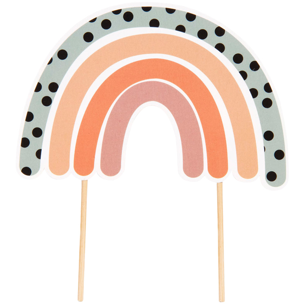 Boho Rainbow Cake Topper