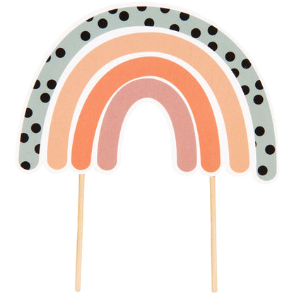 Boho Rainbow Cake Topper