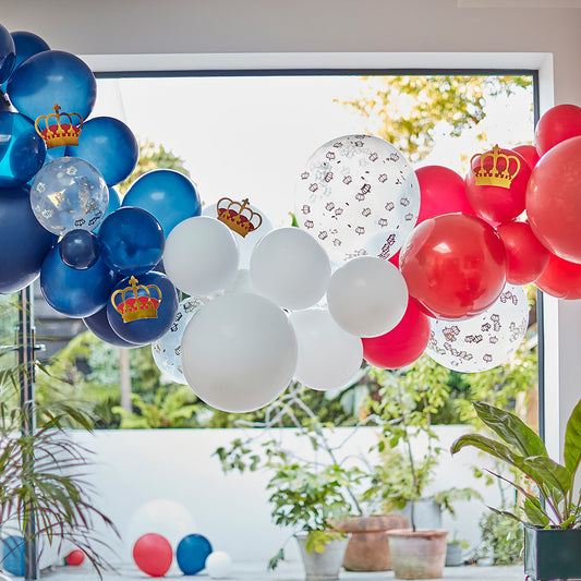 Queen's Jubilee Party Balloon Arch Decoration