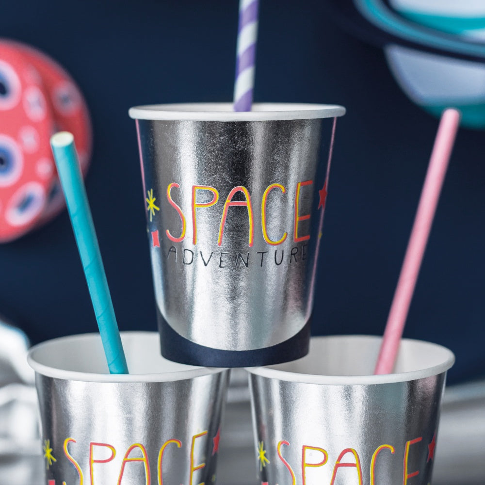Space Party Paper Cups